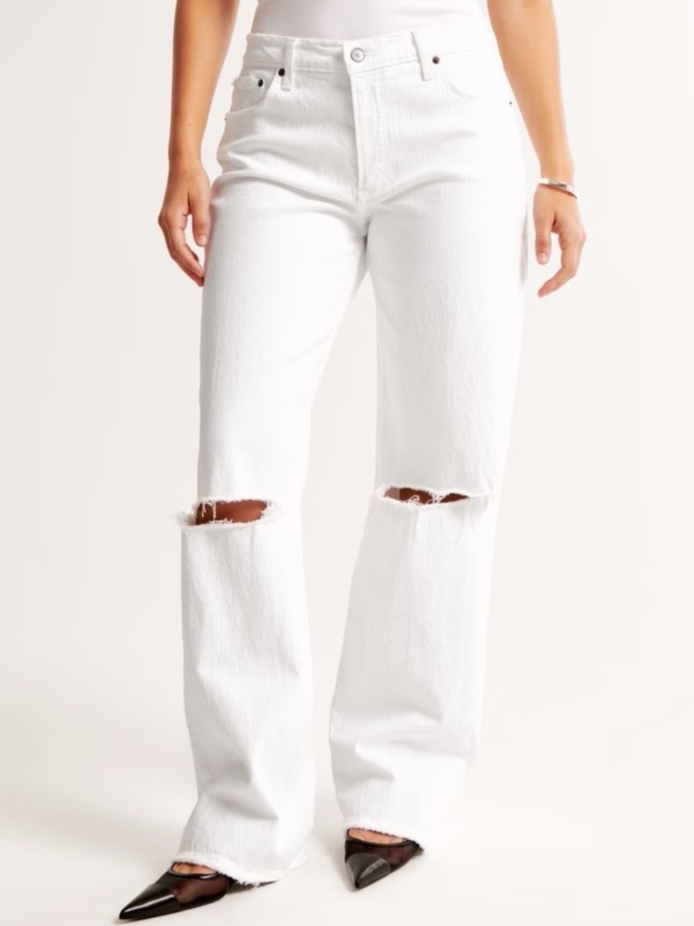 Abercrombie baggy low rise